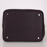 Hermès 2014 Raisin Taurillon Clemence Picotin 22 PHW - FashioNica