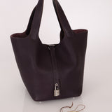 Hermès 2014 Raisin Taurillon Clemence Picotin 22 PHW - FashioNica