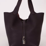 Hermès 2014 Raisin Taurillon Clemence Picotin 22 PHW - FashioNica