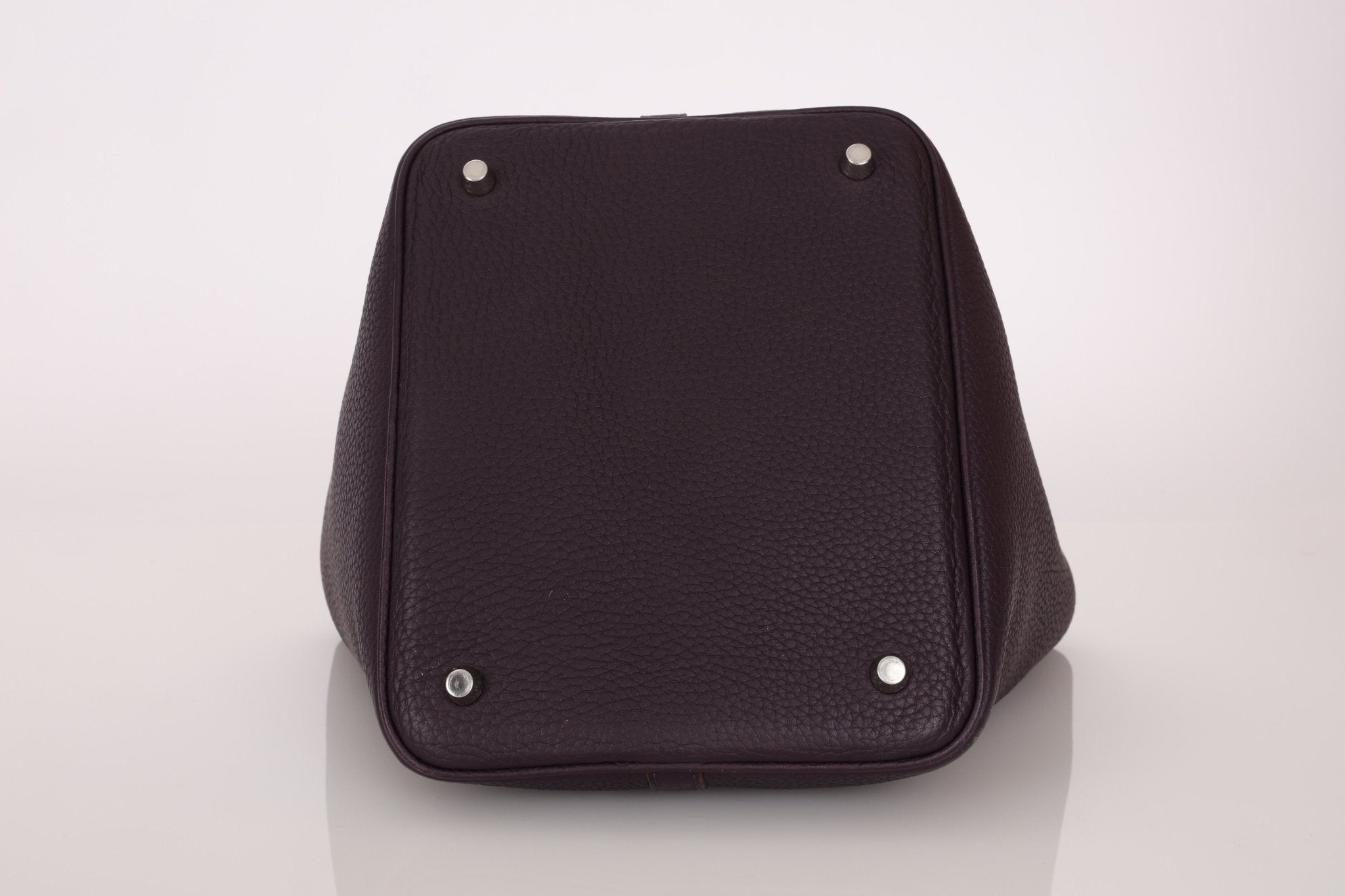 Hermès 2014 Raisin Taurillon Clemence Picotin 22 PHW - FashioNica