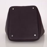 Hermès 2014 Raisin Taurillon Clemence Picotin 22 PHW - FashioNica