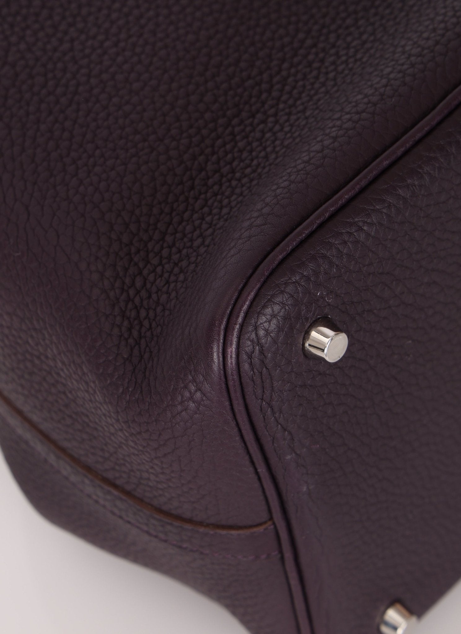 Hermès 2014 Raisin Taurillon Clemence Picotin 22 PHW - FashioNica