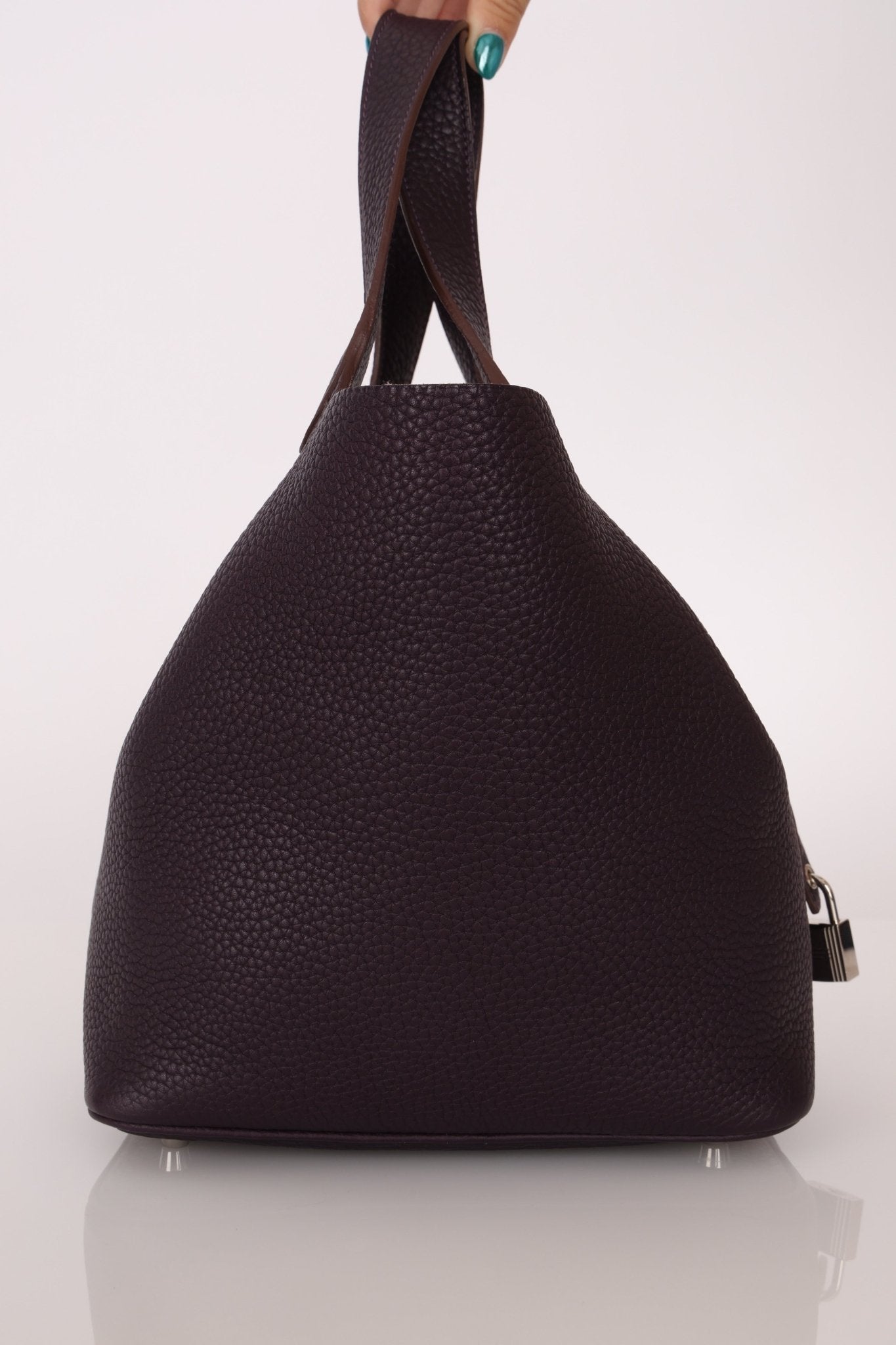 Hermès 2014 Raisin Taurillon Clemence Picotin 22 PHW - FashioNica