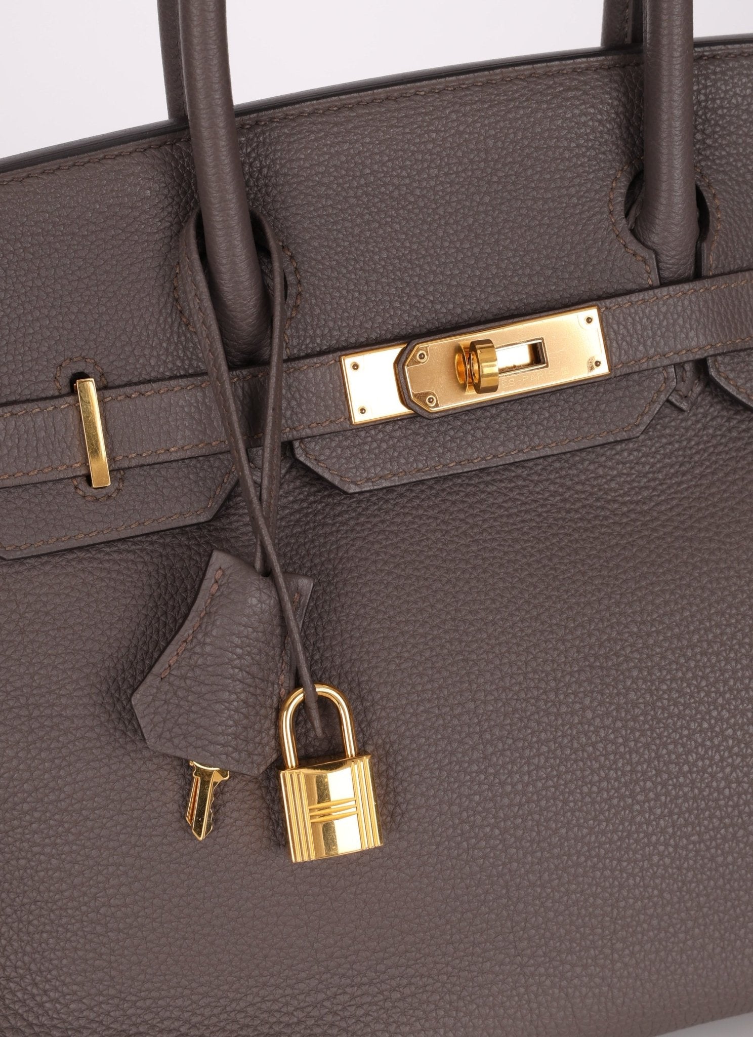 Hermès 2016 Etain Togo Birkin 30 GHW - FashioNica