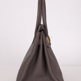 Hermès 2016 Etain Togo Birkin 30 GHW - FashioNica