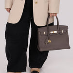 Hermès 2016 Etain Togo Birkin 30 GHW - FashioNica