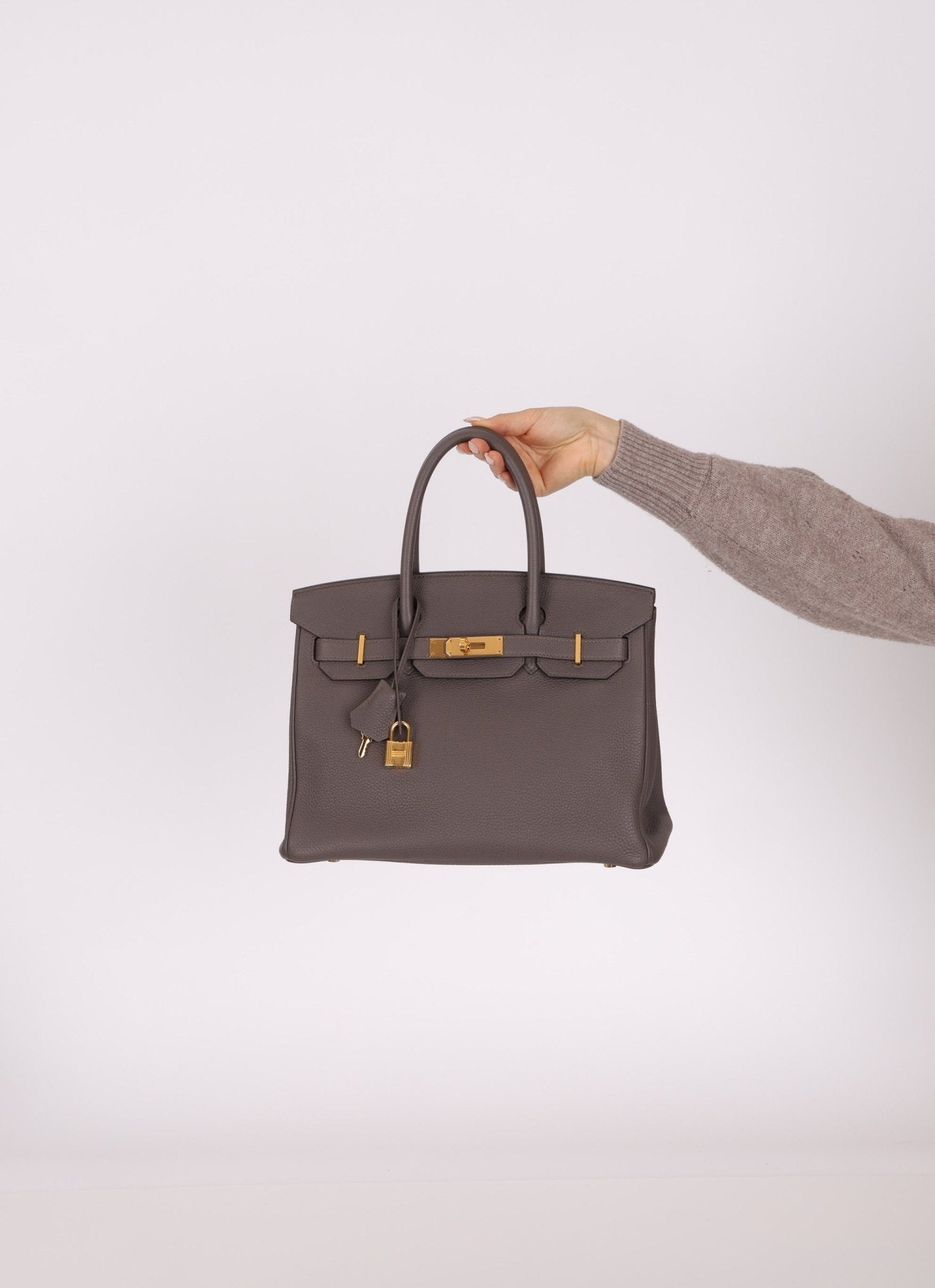 Hermès 2016 Etain Togo Birkin 30 GHW - FashioNica