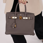 Hermès 2016 Etain Togo Birkin 30 GHW - FashioNica