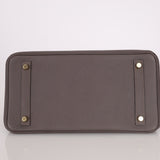 Hermès 2016 Etain Togo Birkin 30 GHW - FashioNica