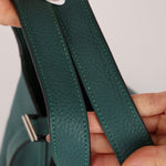 Hermès 2017 Malachite Clemence Picotin 18 PHW - FashioNica