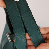 Hermès 2017 Malachite Clemence Picotin 18 PHW - FashioNica