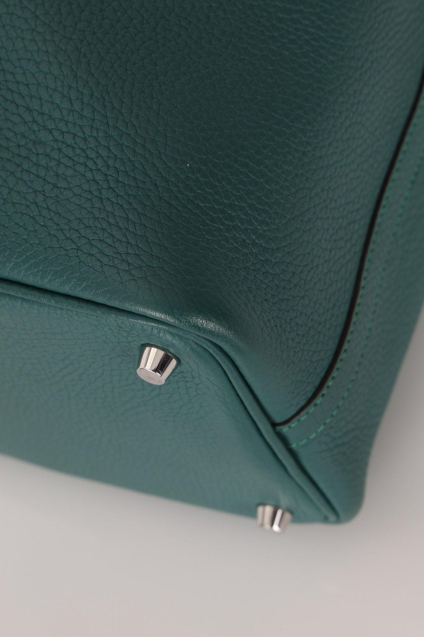 Hermès 2017 Malachite Clemence Picotin 18 PHW - FashioNica