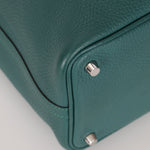 Hermès 2017 Malachite Clemence Picotin 18 PHW - FashioNica