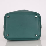 Hermès 2017 Malachite Clemence Picotin 18 PHW - FashioNica