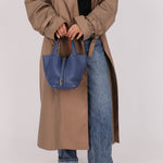 Hermès 2018 Bleu Brighton Capucine Taurillon Clemence and Swift Éclat Picotin Lock 18 PHW - FashioNica