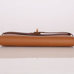 Hermes 2018 Gold Epsom Kelly Long Wallet with Custom Strap GHW - FashioNica