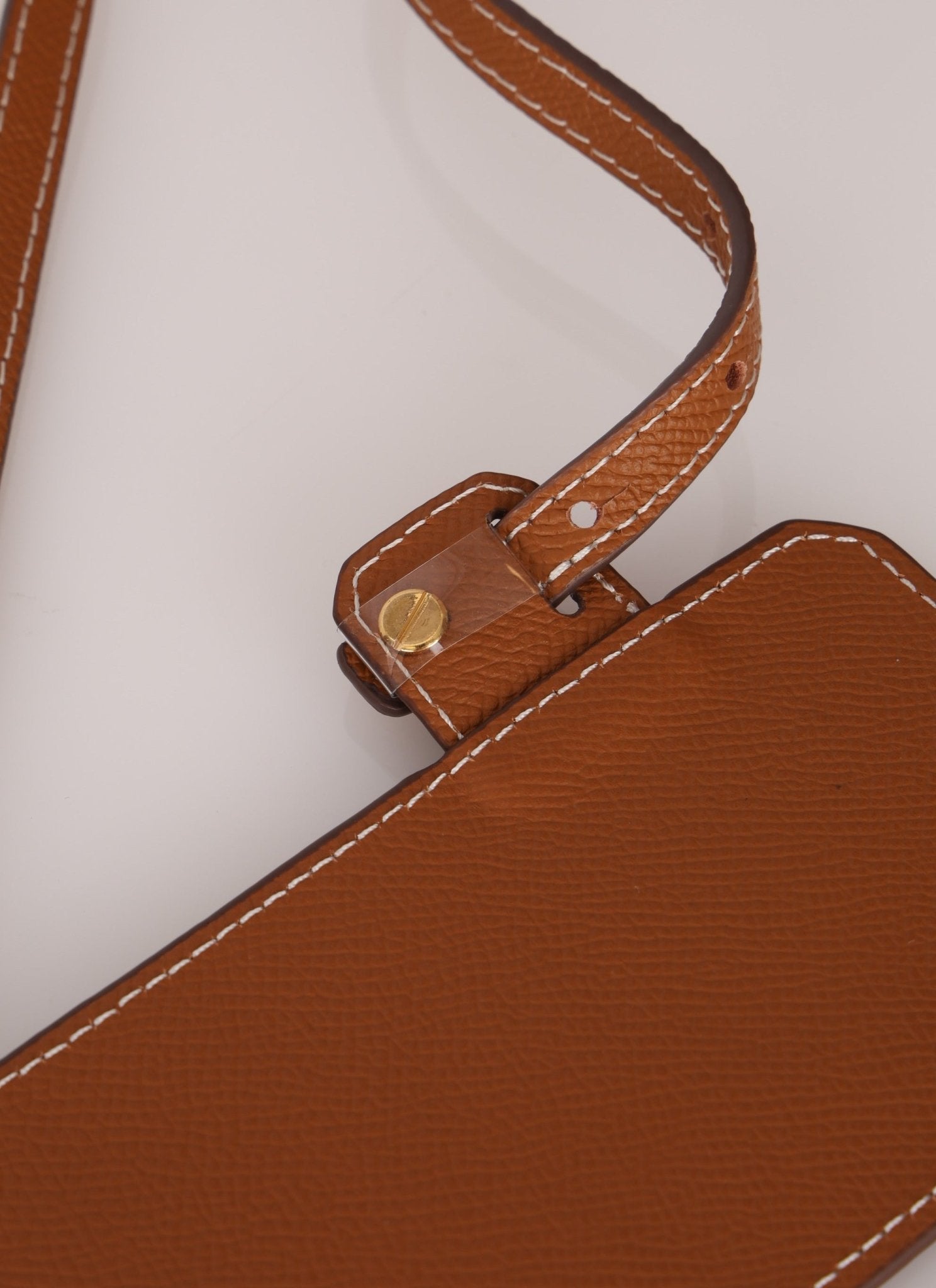 Hermes 2018 Gold Epsom Kelly Long Wallet with Custom Strap GHW - FashioNica