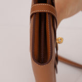 Hermes 2018 Gold Epsom Kelly Long Wallet with Custom Strap GHW - FashioNica
