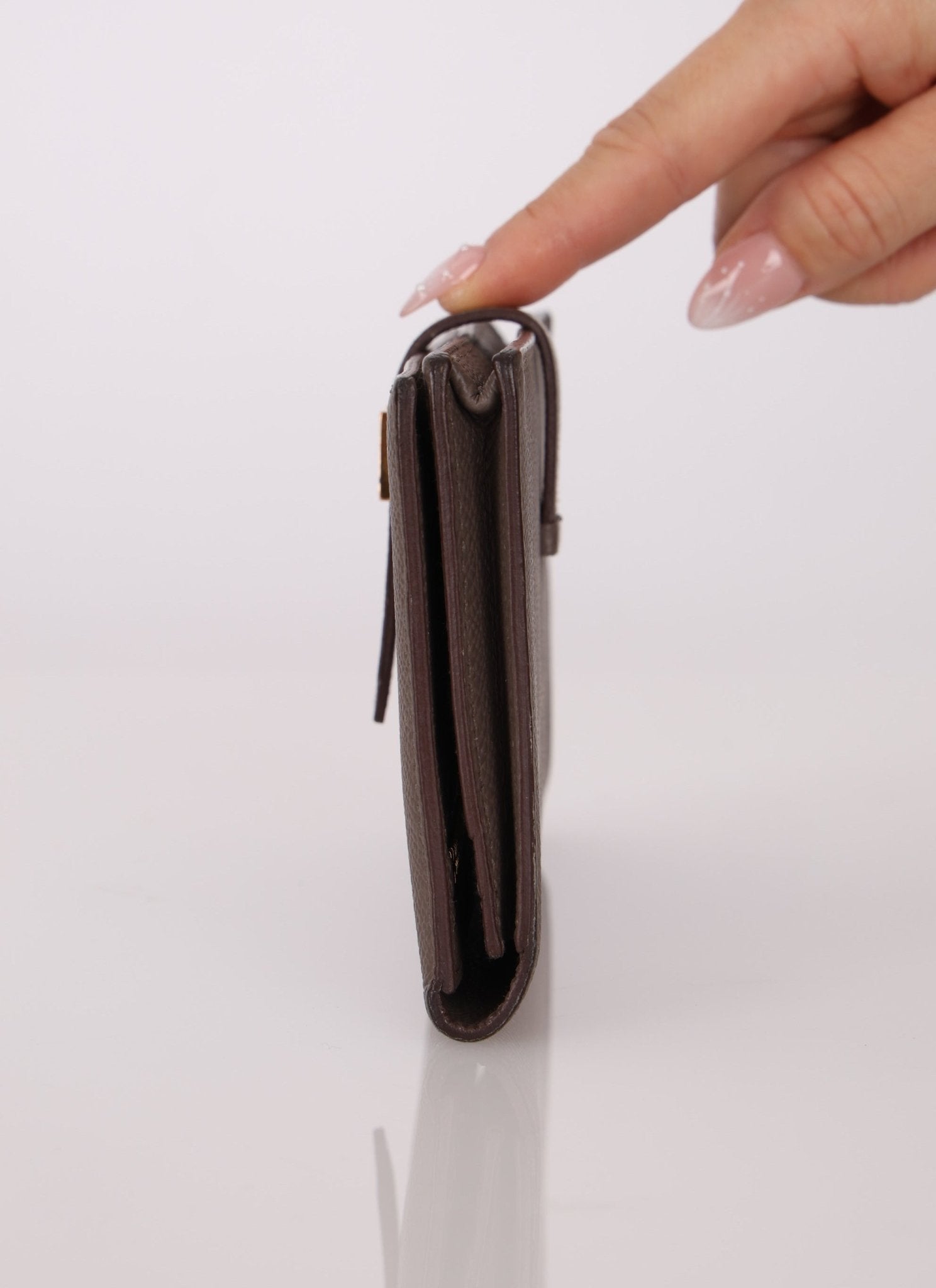 Hermès 2019 Etoupe Epsom Bearn Wallet - FashioNica