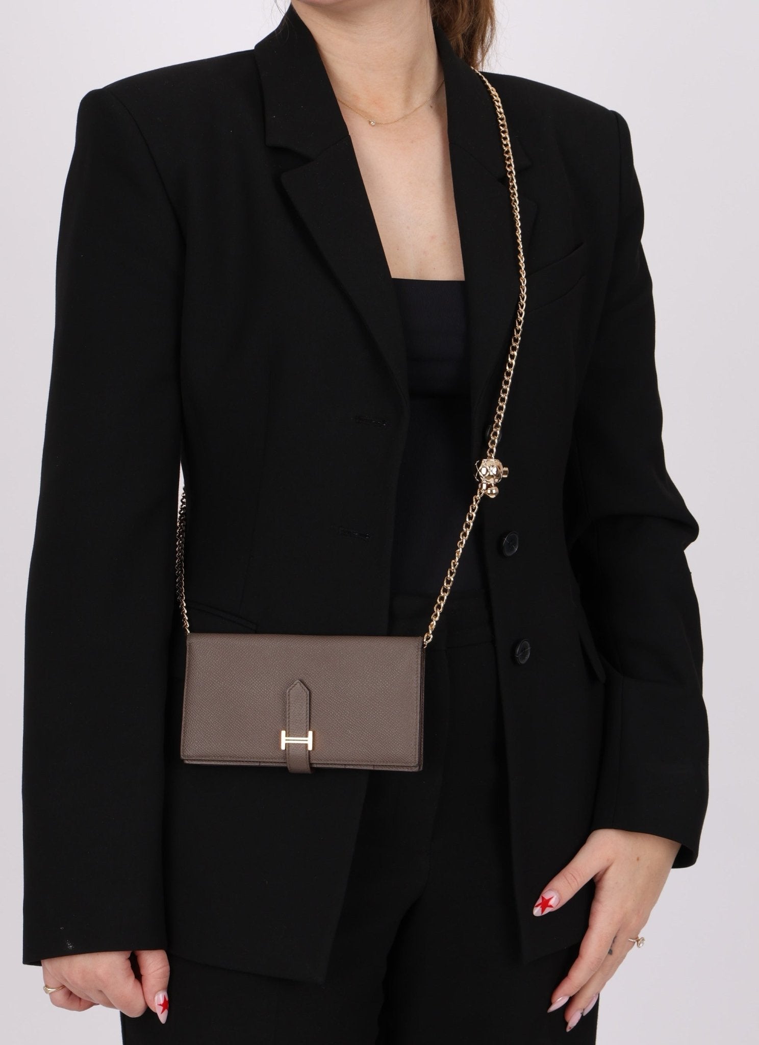 Hermès 2019 Etoupe Epsom Bearn Wallet - FashioNica