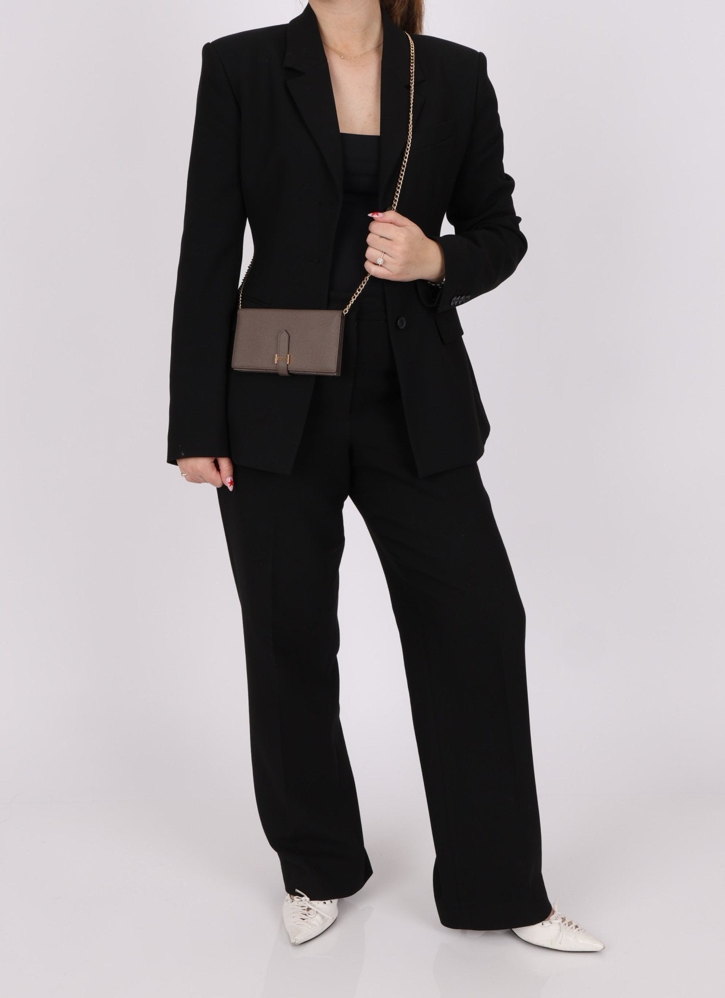 Hermès 2019 Etoupe Epsom Bearn Wallet - FashioNica