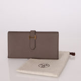 Hermès 2019 Etoupe Epsom Bearn Wallet - FashioNica