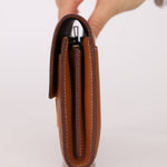 Hermès 2019 Gold Evercolor Constance Wallet GHW w Custom Strap - FashioNica