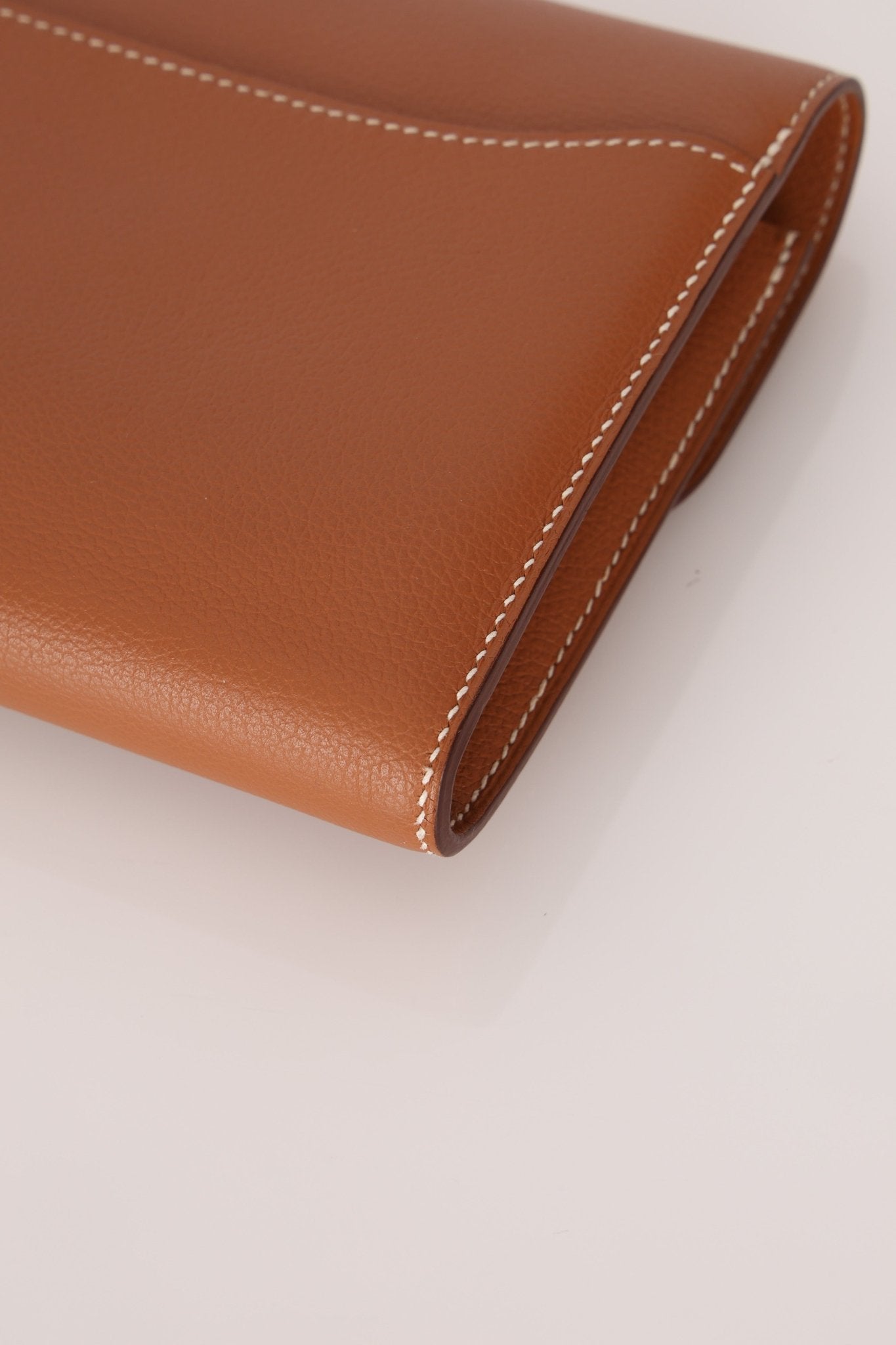 Hermès 2019 Gold Evercolor Constance Wallet GHW w Custom Strap - FashioNica