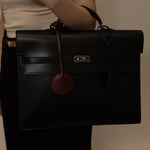 Hermès 2019 Rouge Sellier Epsom Mirror Bag Charm - FashioNica
