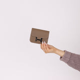 Hermès 2020 Etoupe Epsom Constance Slim Wallet PHW - FashioNica