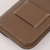 Hermès 2020 Etoupe Epsom Constance Slim Wallet PHW - FashioNica