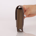 Hermès 2020 Etoupe Epsom Constance Slim Wallet PHW - FashioNica