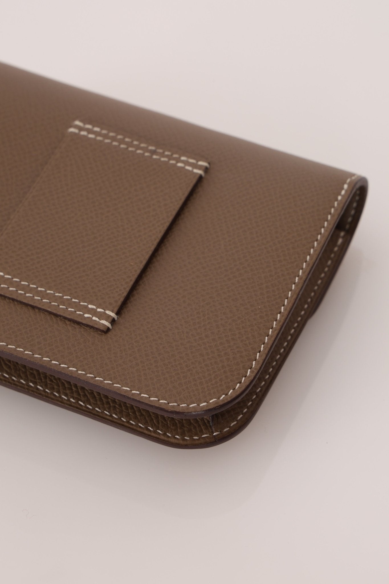 Hermès 2020 Etoupe Epsom Constance Slim Wallet PHW - FashioNica