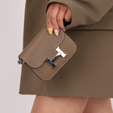 Hermès 2020 Etoupe Epsom Constance Slim Wallet PHW - FashioNica