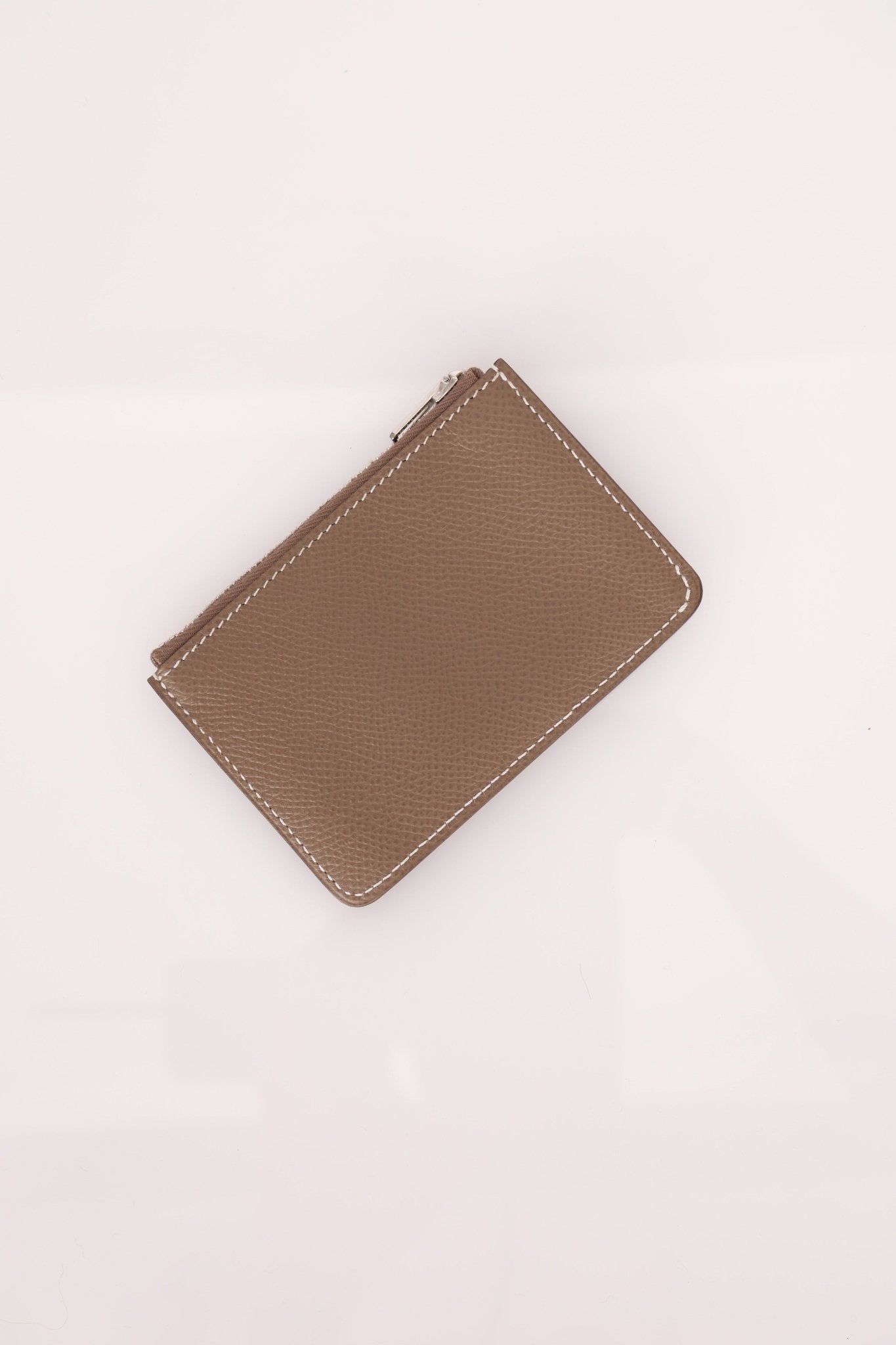 Hermès 2020 Etoupe Epsom Constance Slim Wallet PHW - FashioNica