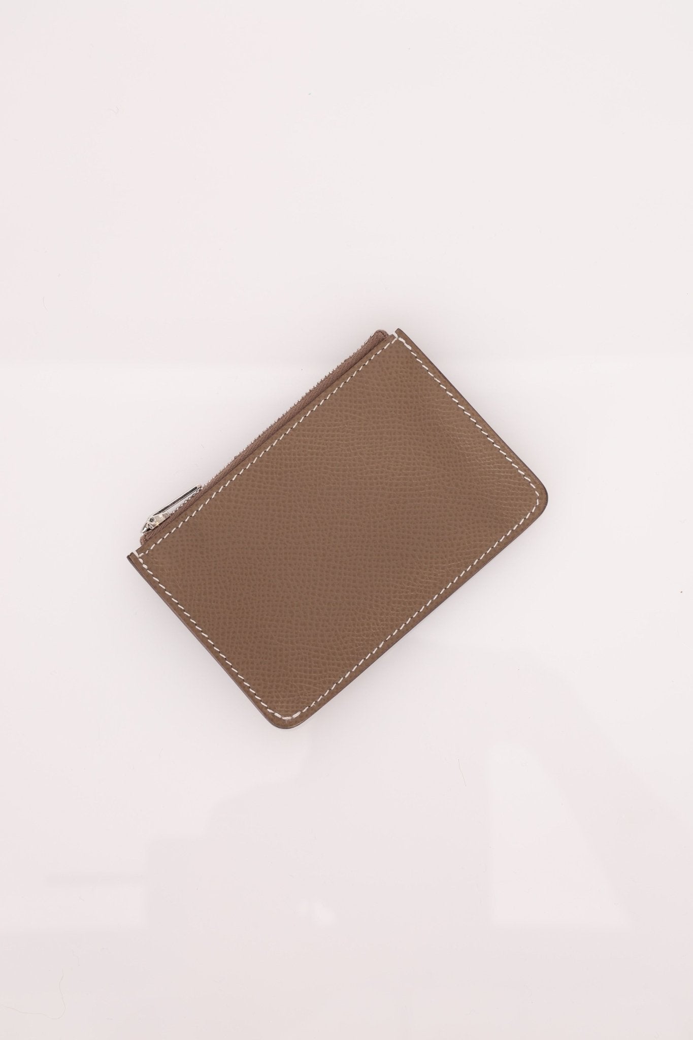 Hermès 2020 Etoupe Epsom Constance Slim Wallet PHW - FashioNica