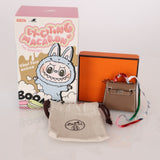 Hermès 2020 Etoupe Tadelakt Micro Kelly Twilly Bag Charm - FashioNica