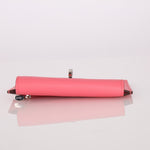 Hermès 2020 Rose Azalee Chevre Mysore Kelly Pocket Compact Wallet PHW - FashioNica