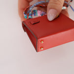 Hermès 2020 Rouge Vif Tadelakt Micro Kelly Twilly - FashioNica