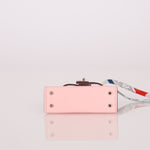 Hermès 2020 Sakura Tadelakt Micro Kelly Twilly Bag Charm - FashioNica