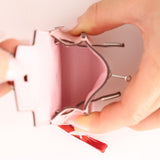 Hermès 2020 Sakura Tadelakt Micro Kelly Twilly Bag Charm - FashioNica