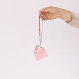 Hermès 2020 Sakura Tadelakt Micro Kelly Twilly Bag Charm - FashioNica
