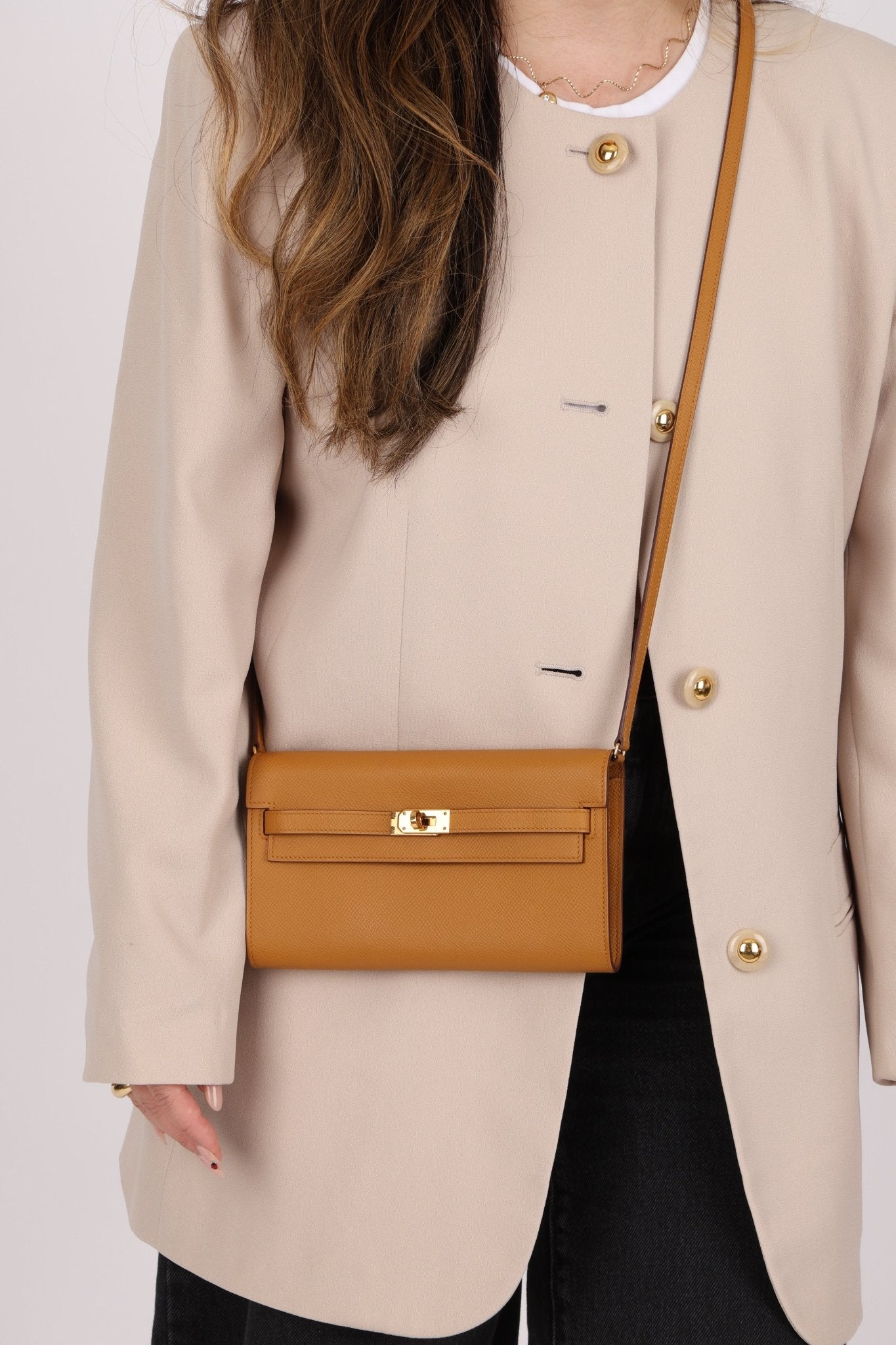 Hermès 2020 Sesame Epsom Kelly To Go GHW - FashioNica