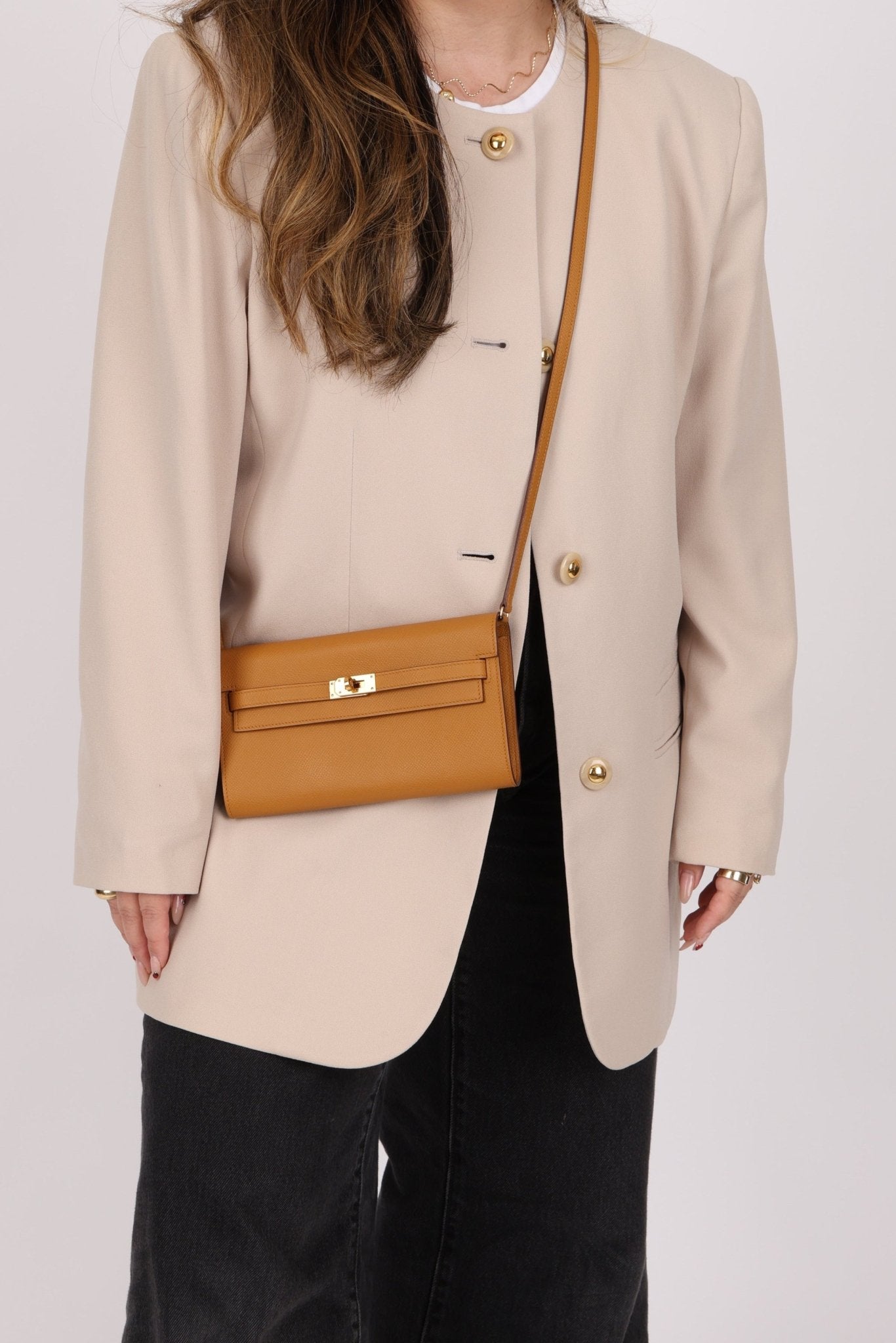 Hermès 2020 Sesame Epsom Kelly To Go GHW - FashioNica