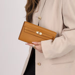 Hermès 2020 Sesame Epsom Kelly To Go GHW - FashioNica