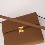 Hermès 2021 Beige De Walmer Epsom Clic Wallet on Strap GHW - FashioNica