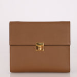 Hermès 2021 Beige De Walmer Epsom Clic Wallet on Strap GHW - FashioNica