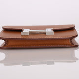 Hermès 2021 Constance Slim Wallet w/ zip cardholder w/ chain - FashioNica