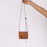 Hermès 2021 Constance Slim Wallet w/ zip cardholder w/ chain - FashioNica