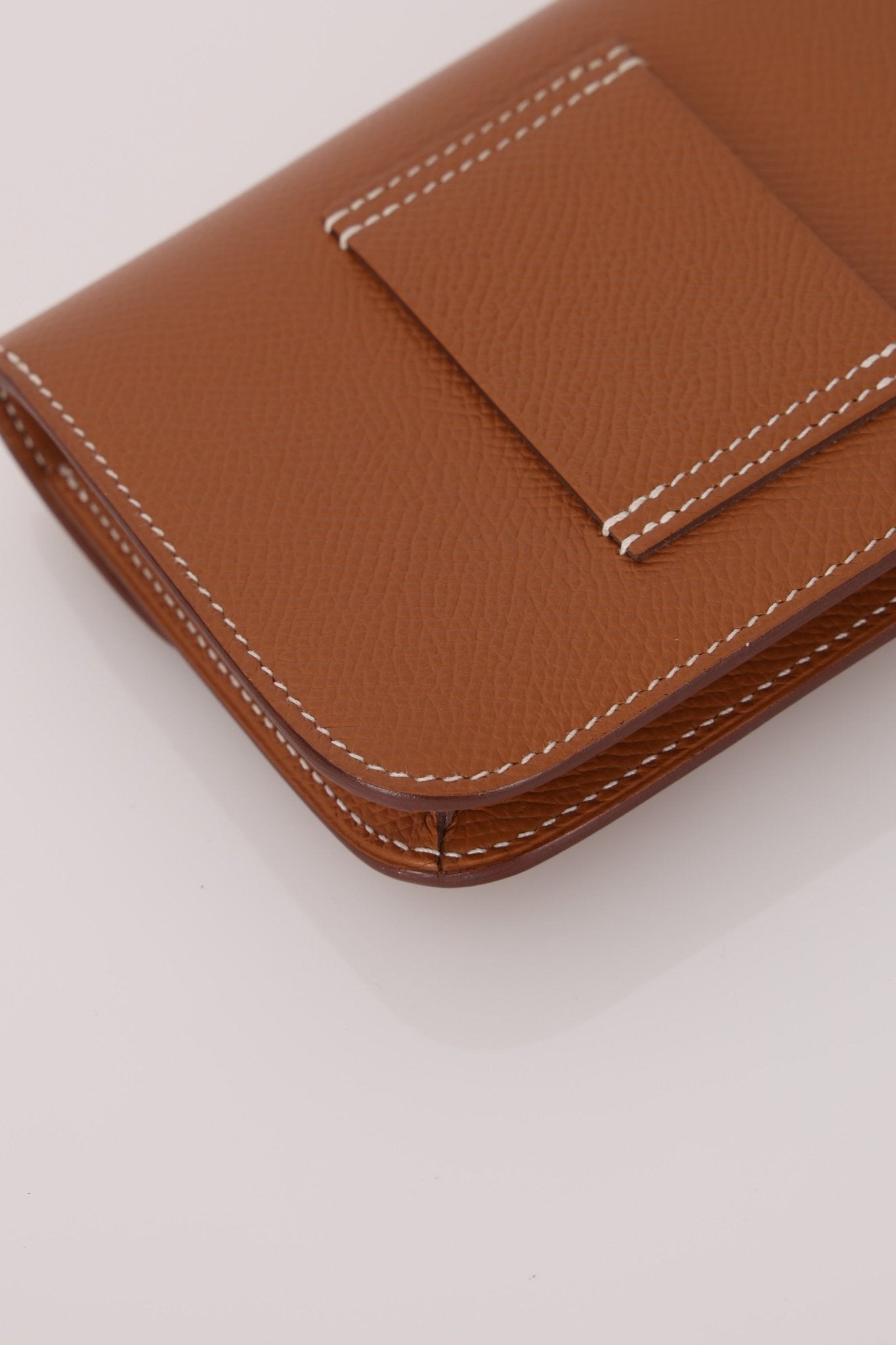 Hermès 2021 Constance Slim Wallet w/ zip cardholder w/ chain - FashioNica